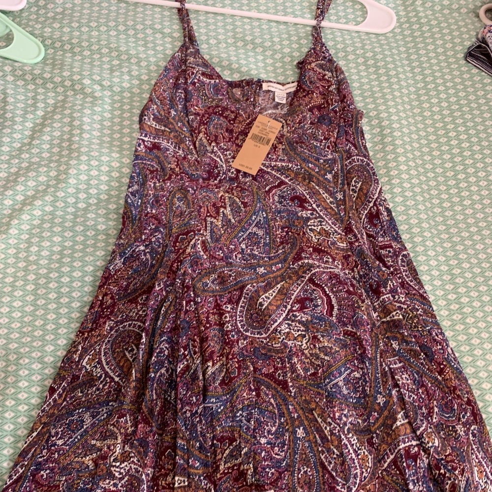 American Eagle Paisley dress NWT